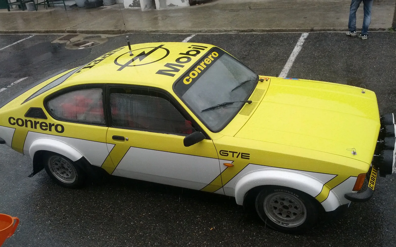 La Kadett GTE al test in pista